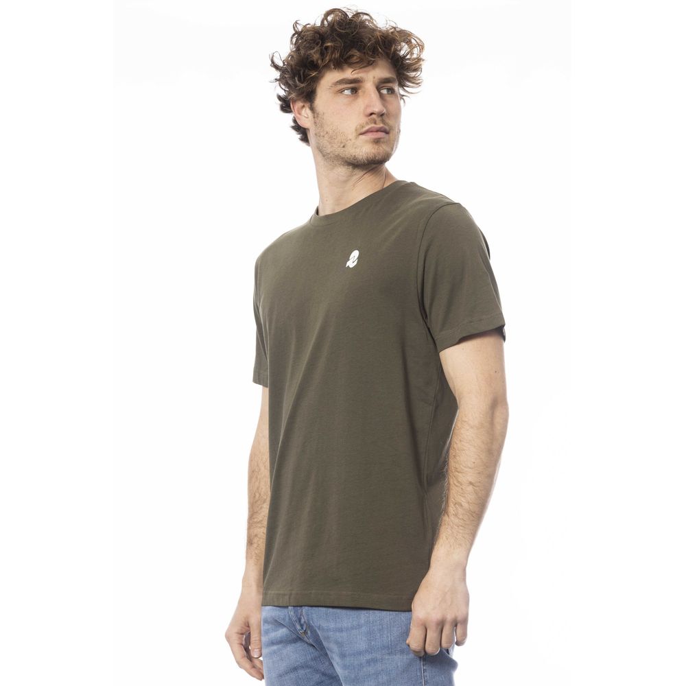 Invicta Green Cotton T-Shirt for Elevated Style