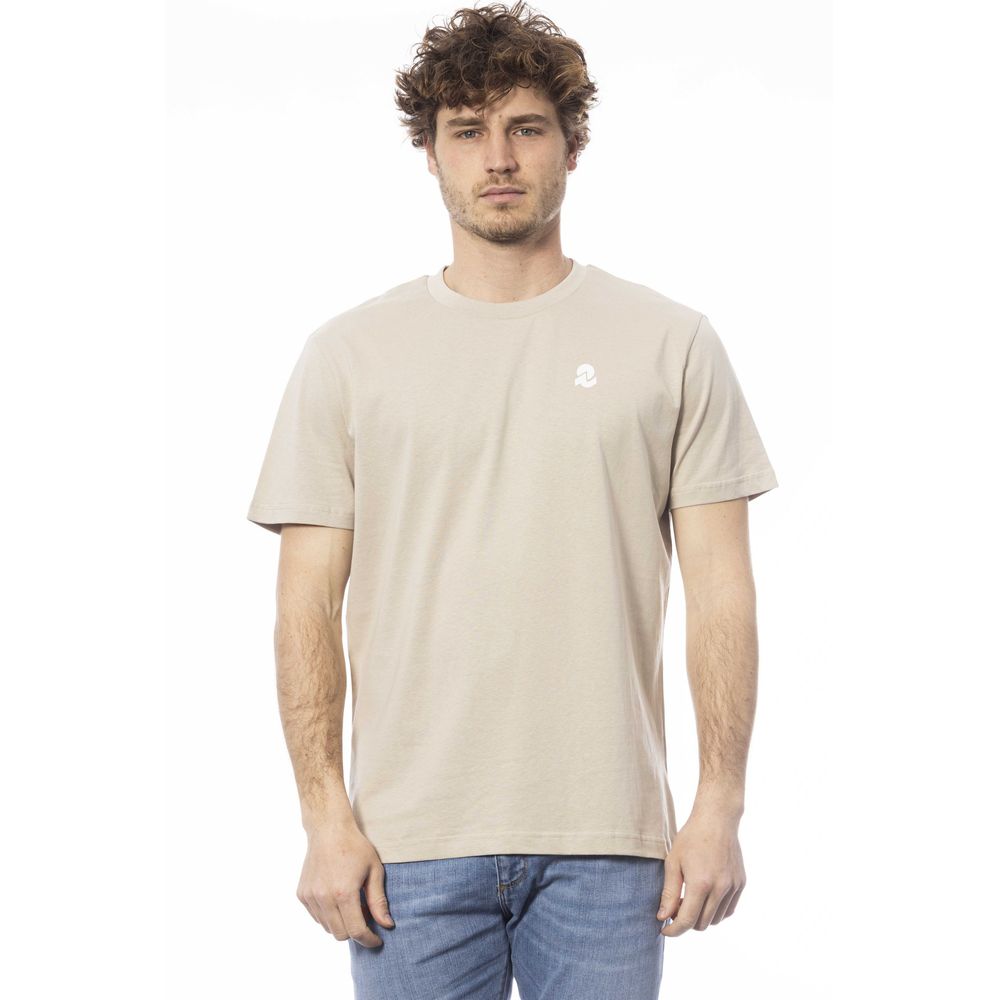 Invicta Beige Cotton T-Shirt for Effortless Elegance