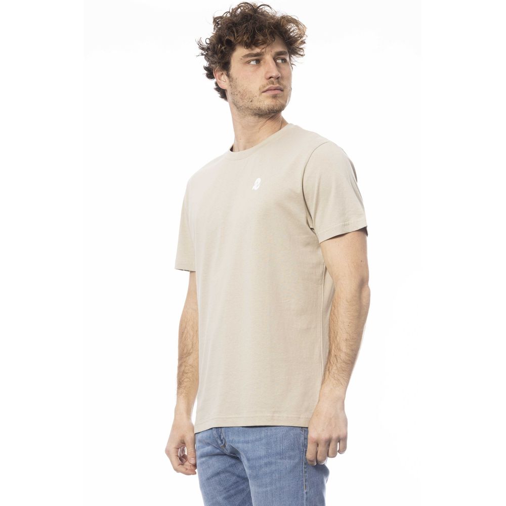 Invicta Beige Cotton T-Shirt for Effortless Elegance