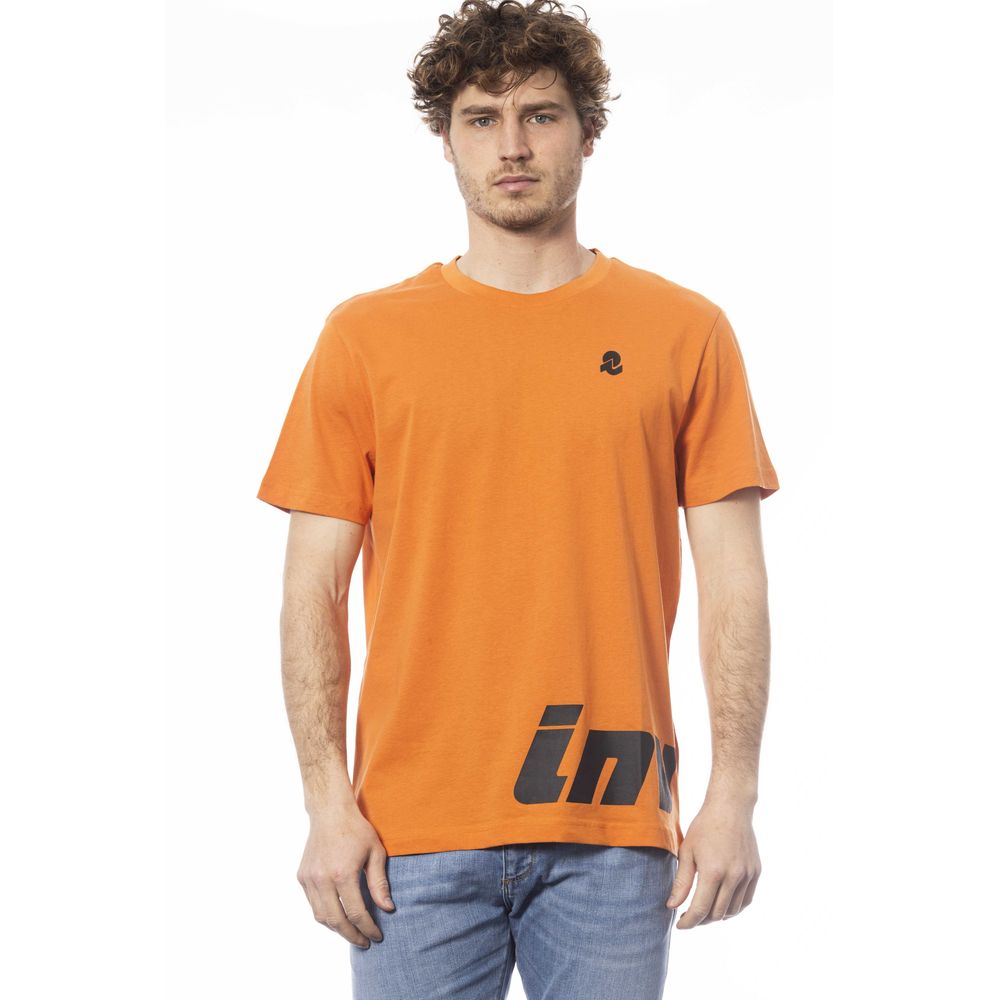 Invicta Orange Cotton T-Shirt for Elevated Style