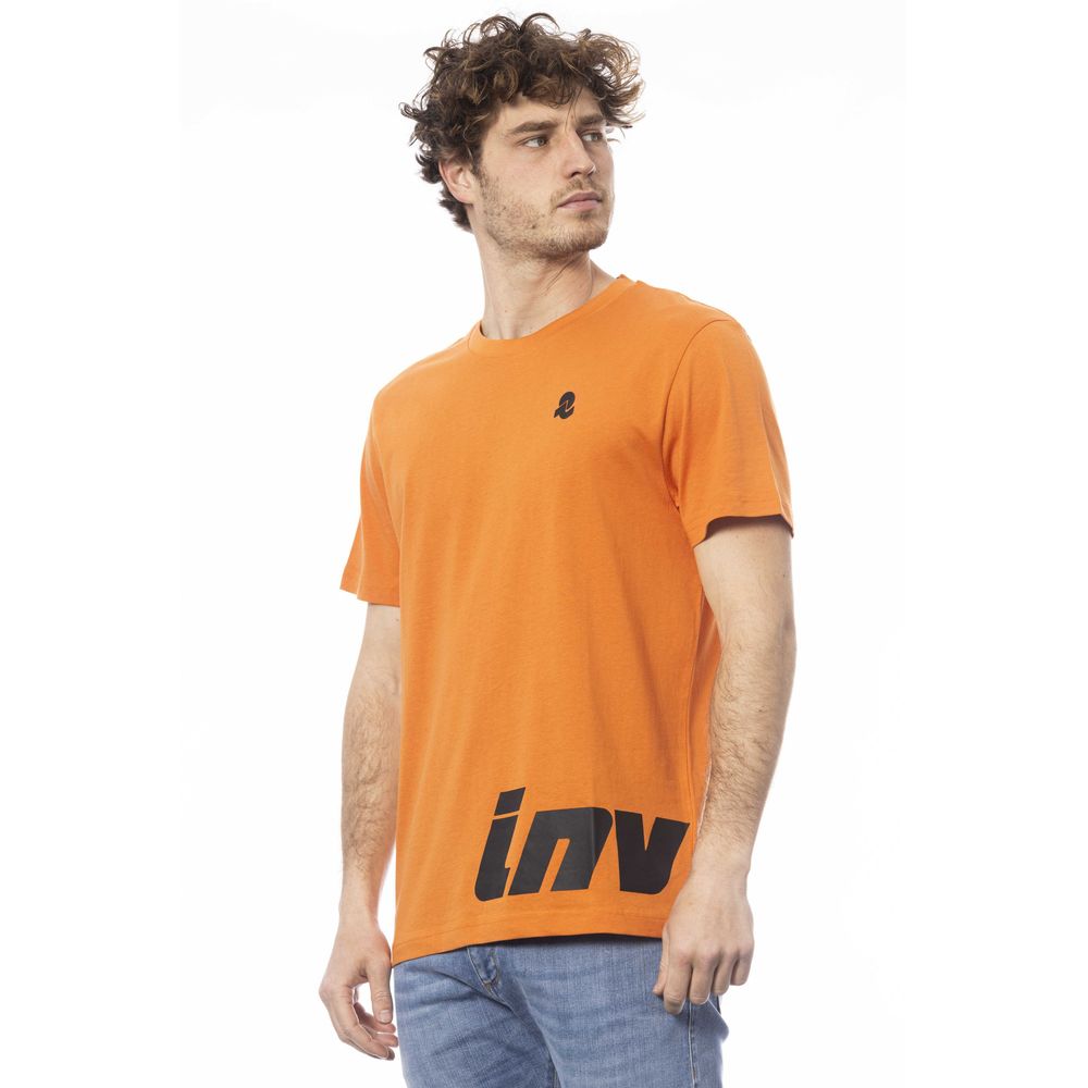 Invicta Orange Cotton T-Shirt for Elevated Style