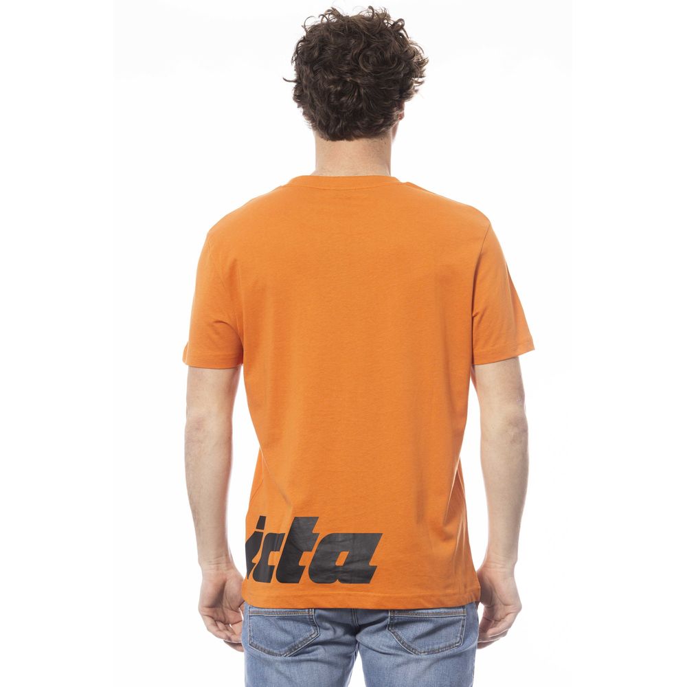 Invicta Orange Cotton T-Shirt for Elevated Style