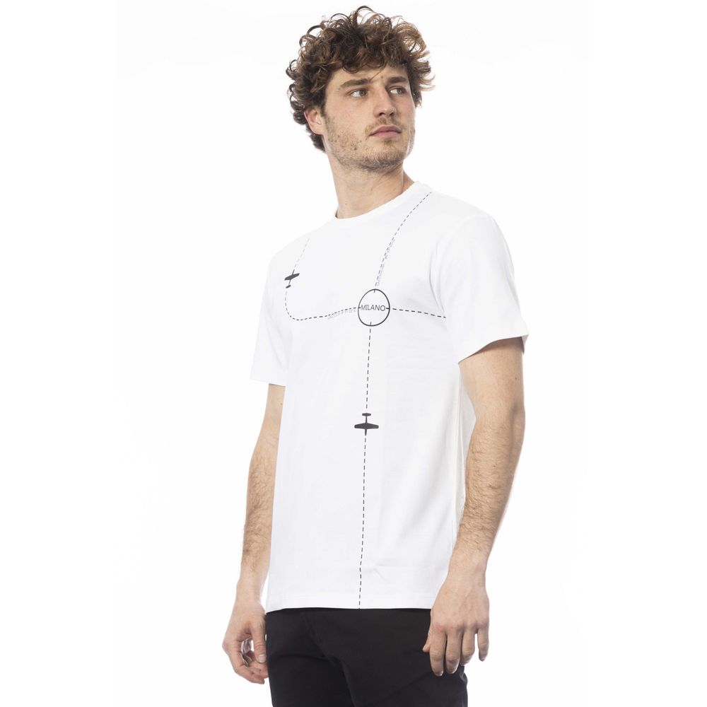 Trussardi White Cotton T-Shirt for Elevated Casual Style