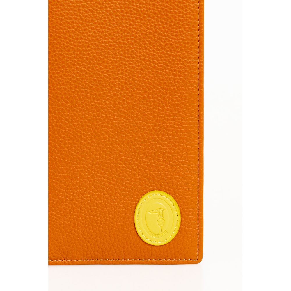 Trussardi Brown Leather Wallet - Timeless Luxury Accessory