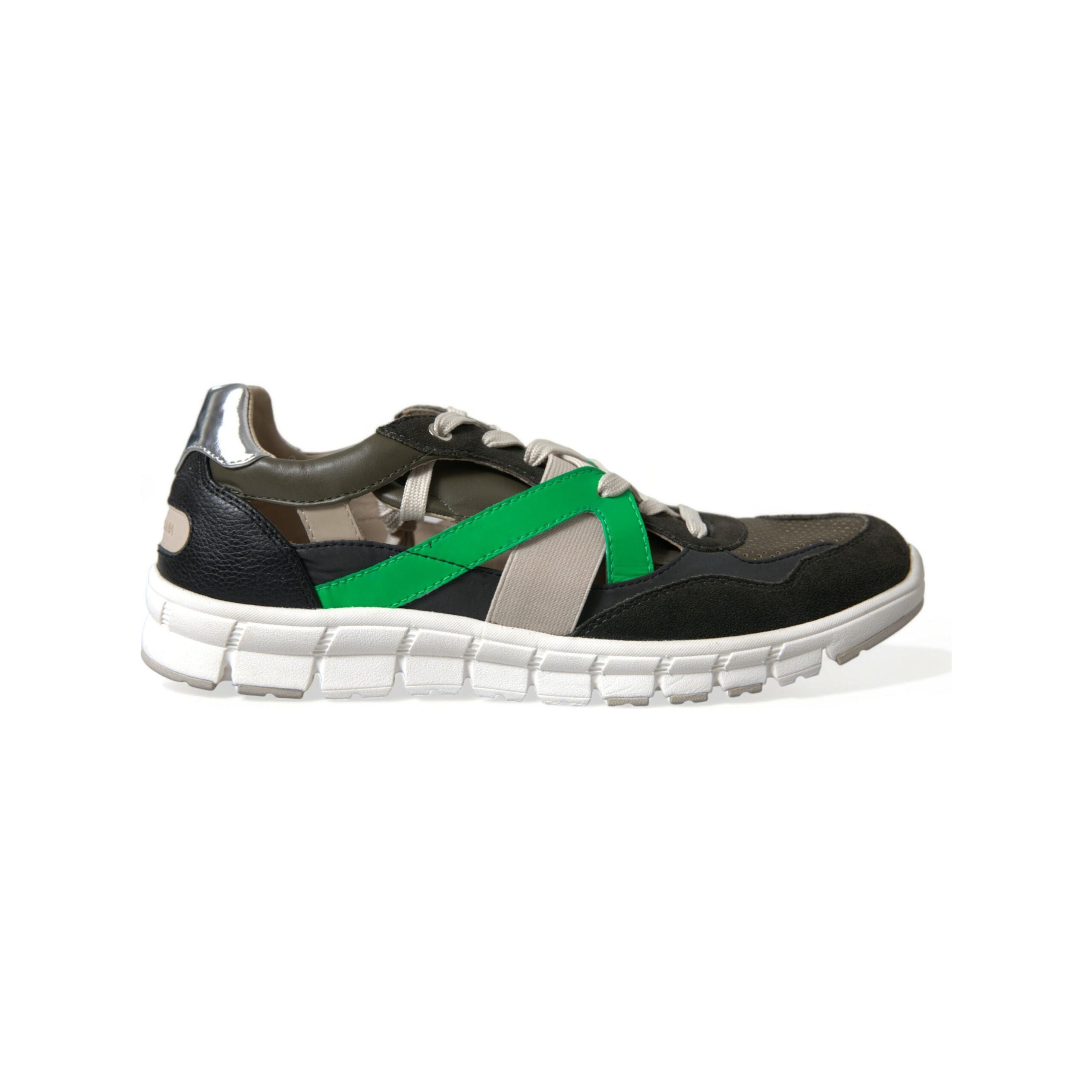 Dolce & Gabbana Multicolor Suede Low-Top Designer Sneakers