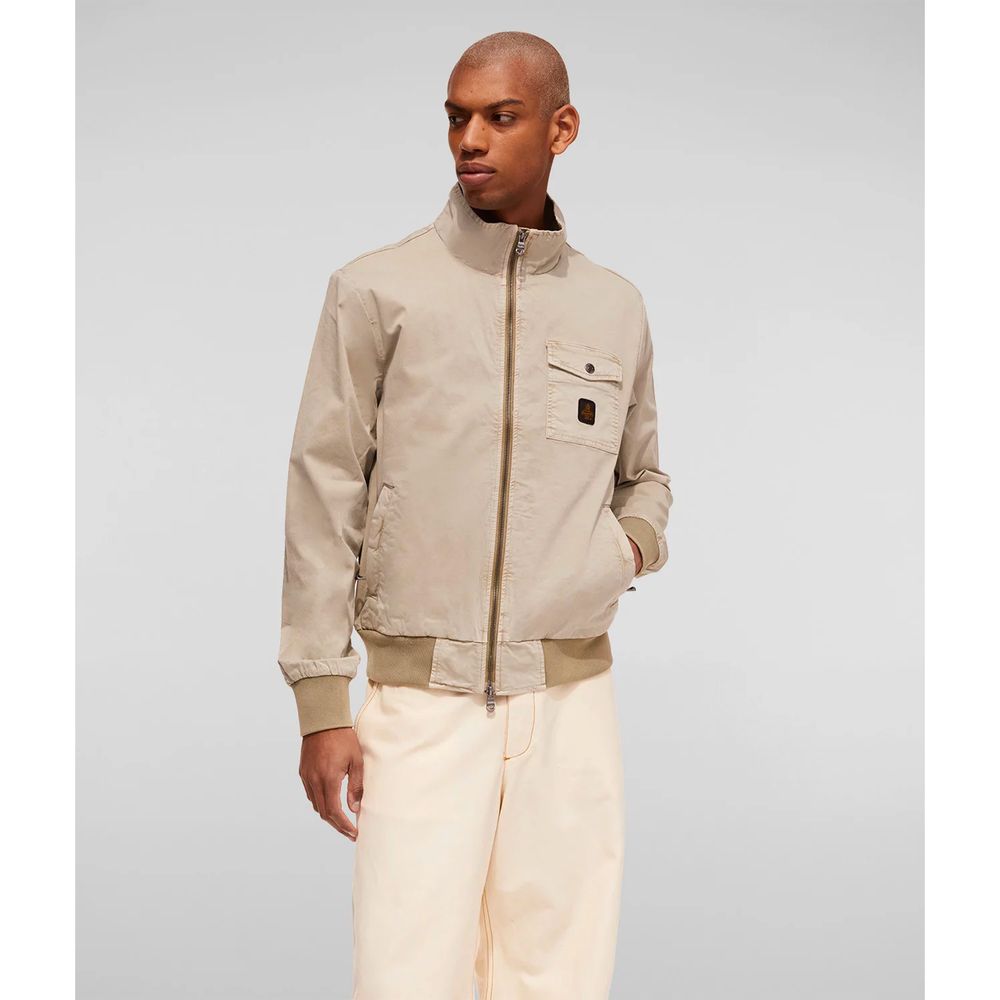 Refrigiwear Grey Cotton Multi-Purpose Bomber Jacket