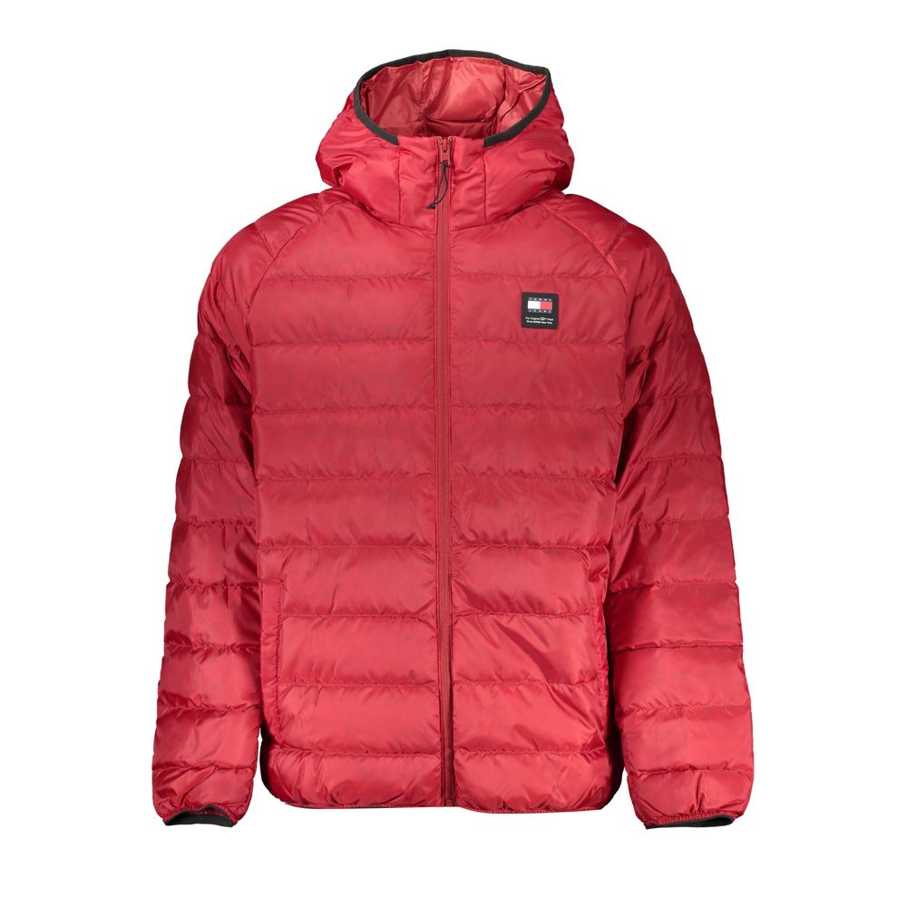 Tommy Hilfiger Navy Recycled Cotton Hooded Jacket