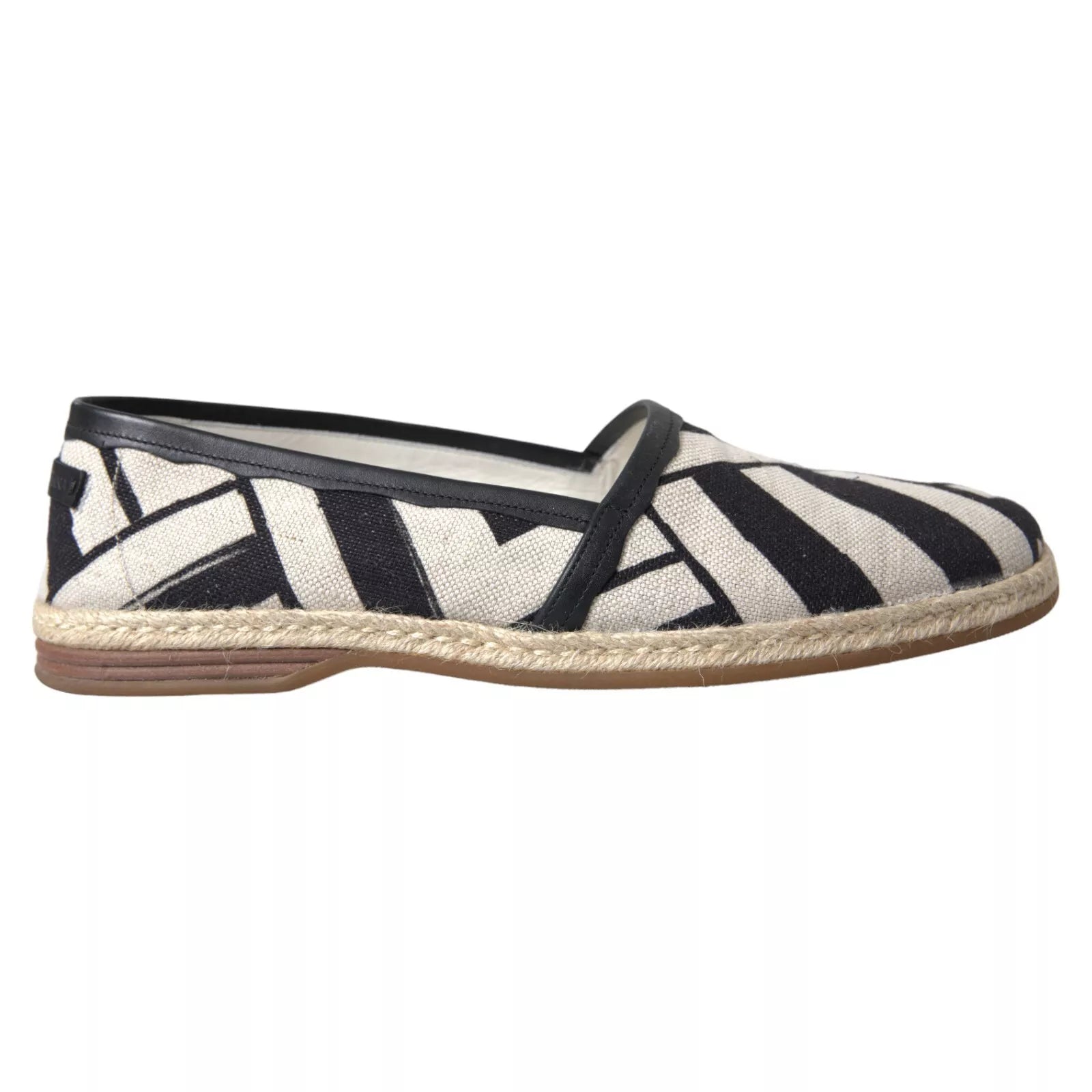 Dolce & Gabbana Blue Linen Leather Espadrilles for Luxe Style