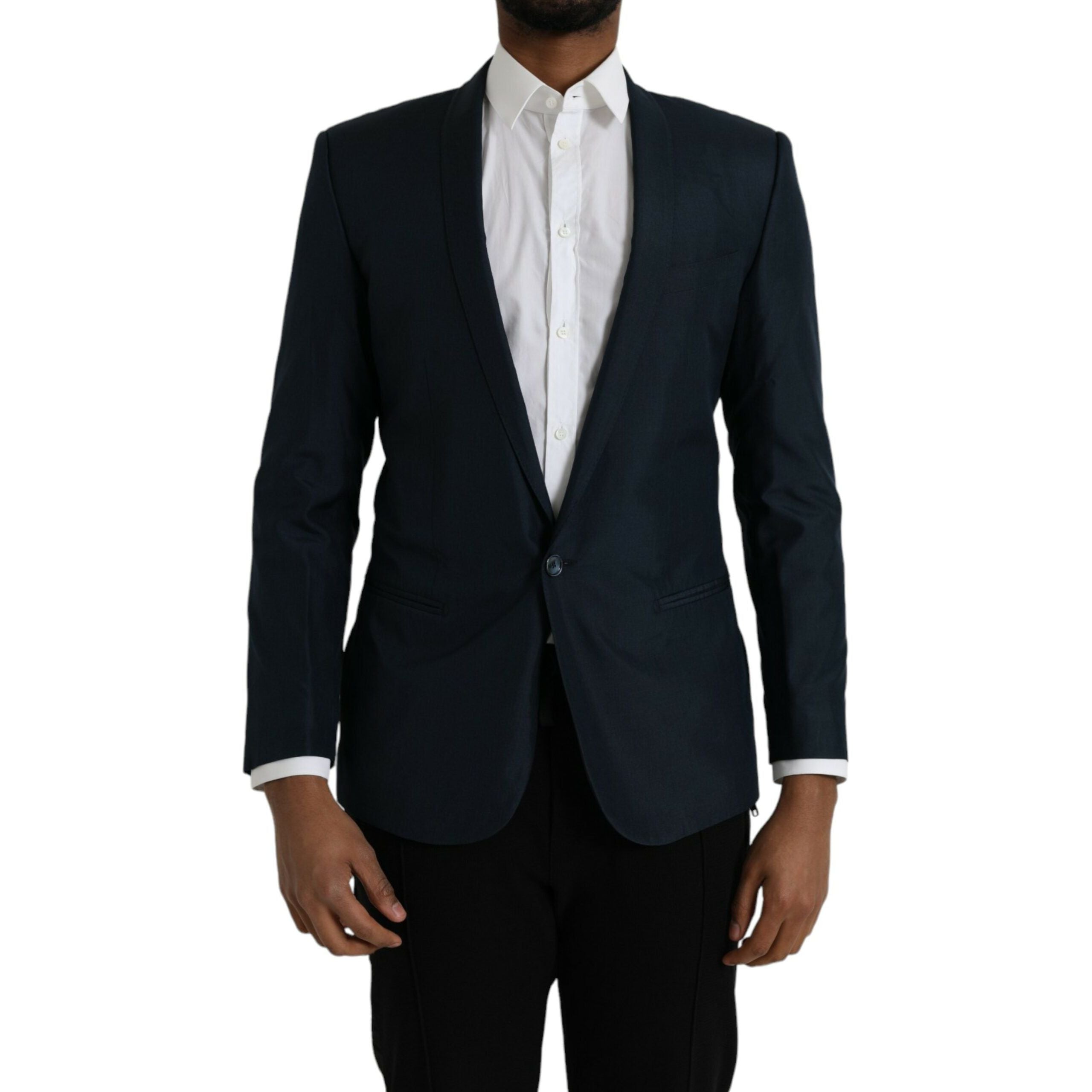 Dolce & Gabbana Blue Wool Blazer