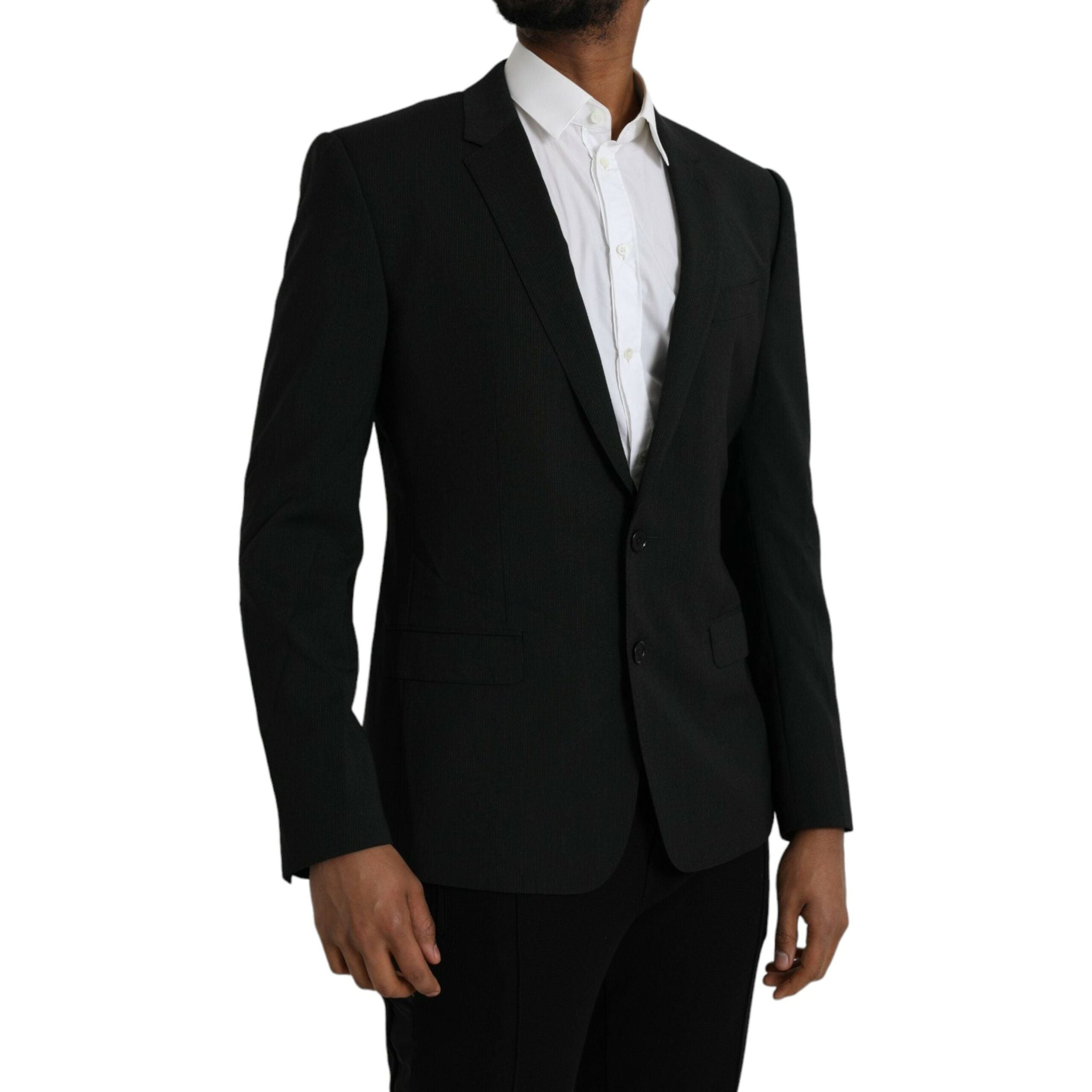 Dolce & Gabbana Blue Wool Blazer