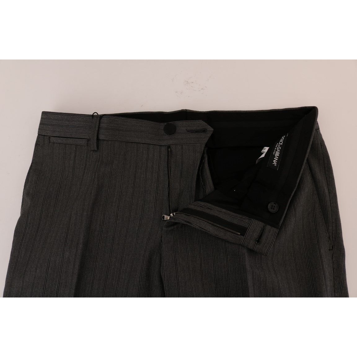 Dolce & Gabbana Gray Wool Formal Trousers