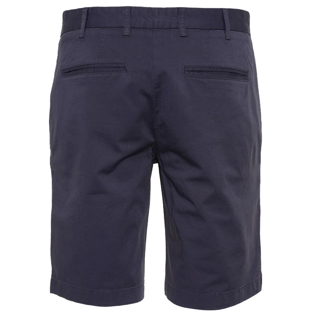 Refrigiwear Beige Cotton Blend Bermuda Shorts with Logo Patch