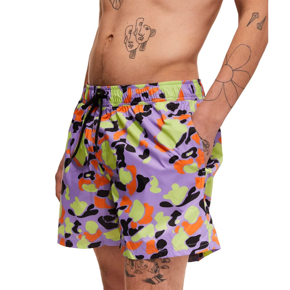 Refrigiwear Multicolor Nylon Swim Trunk for Sophisticated Style