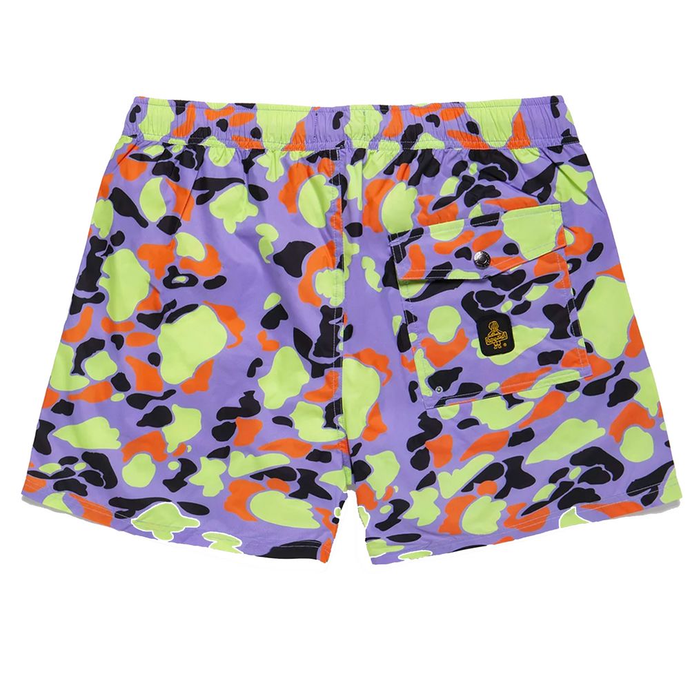 Refrigiwear Multicolor Nylon Swim Trunk for Sophisticated Style