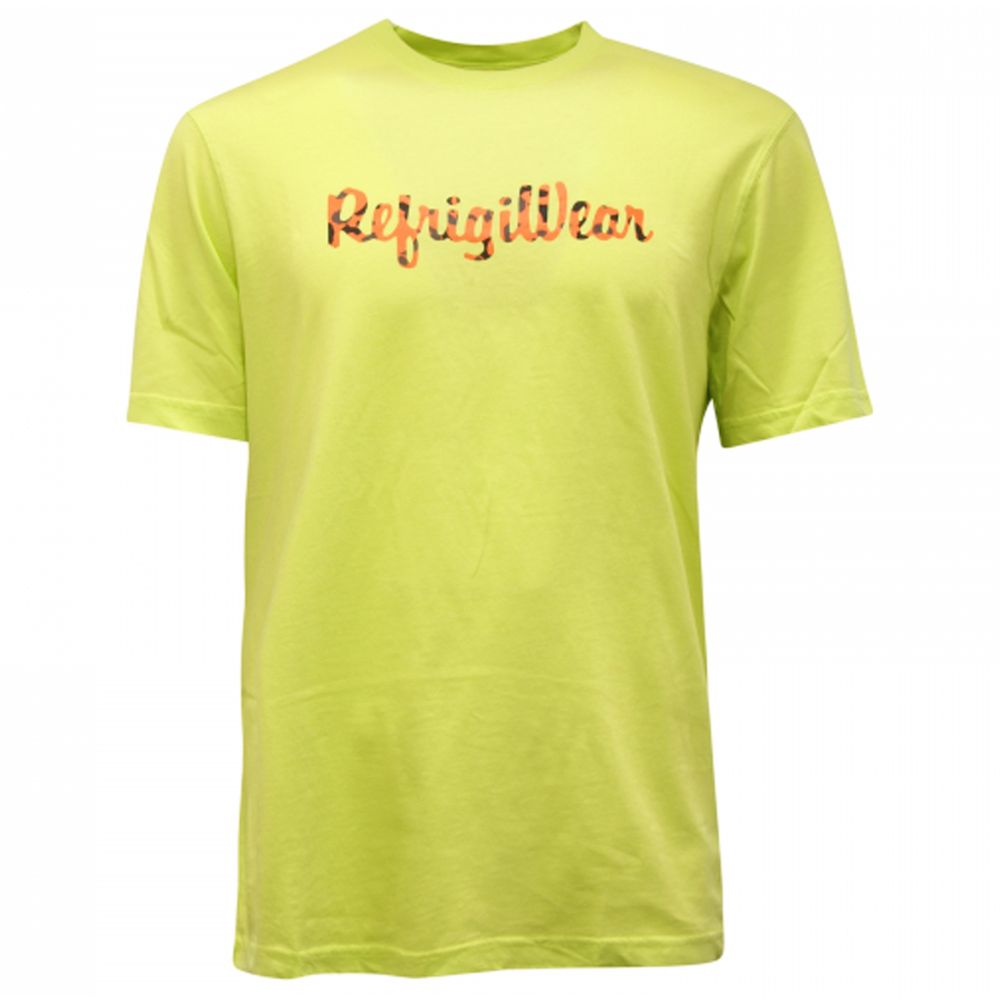 Refrigiwear Sunshine Yellow Cotton Crew-Neck Tee