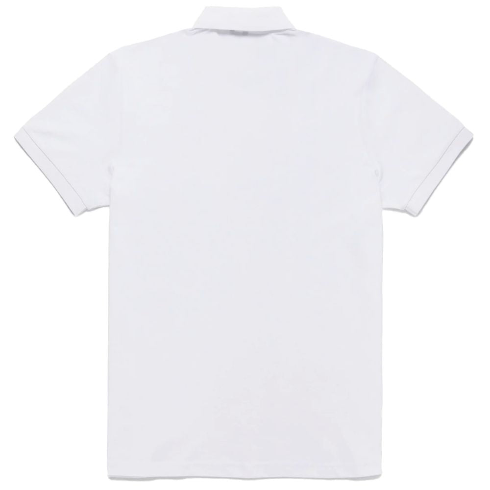 Refrigiwear White Cotton Polo with Embroidered Logo