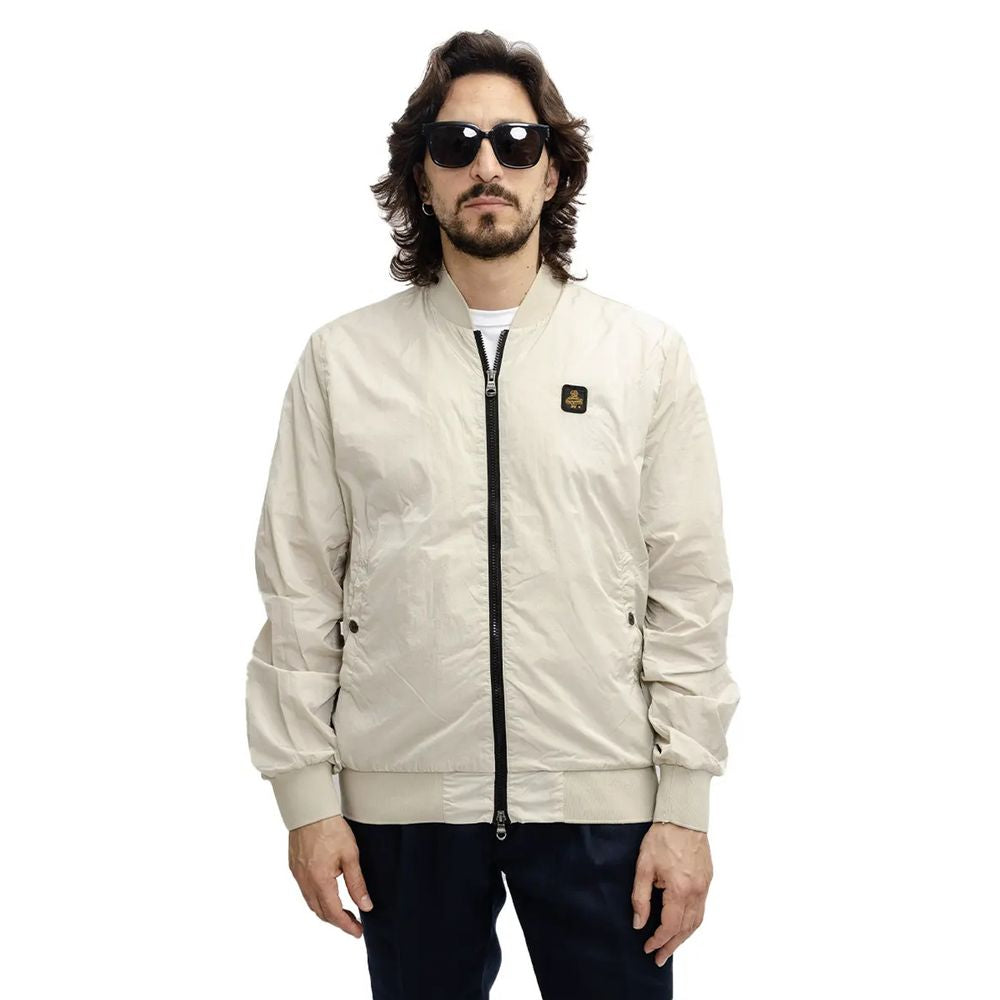Refrigiwear Beige Nylon Jacket for Elevated Style