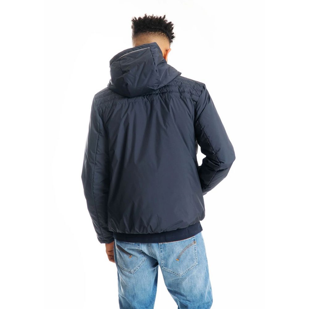 People Of Shibuya Sumptuous Blue Technical Fabric Jacket