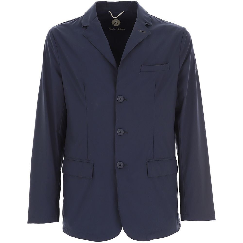People Of Shibuya Blue Water-Repellent Jacket