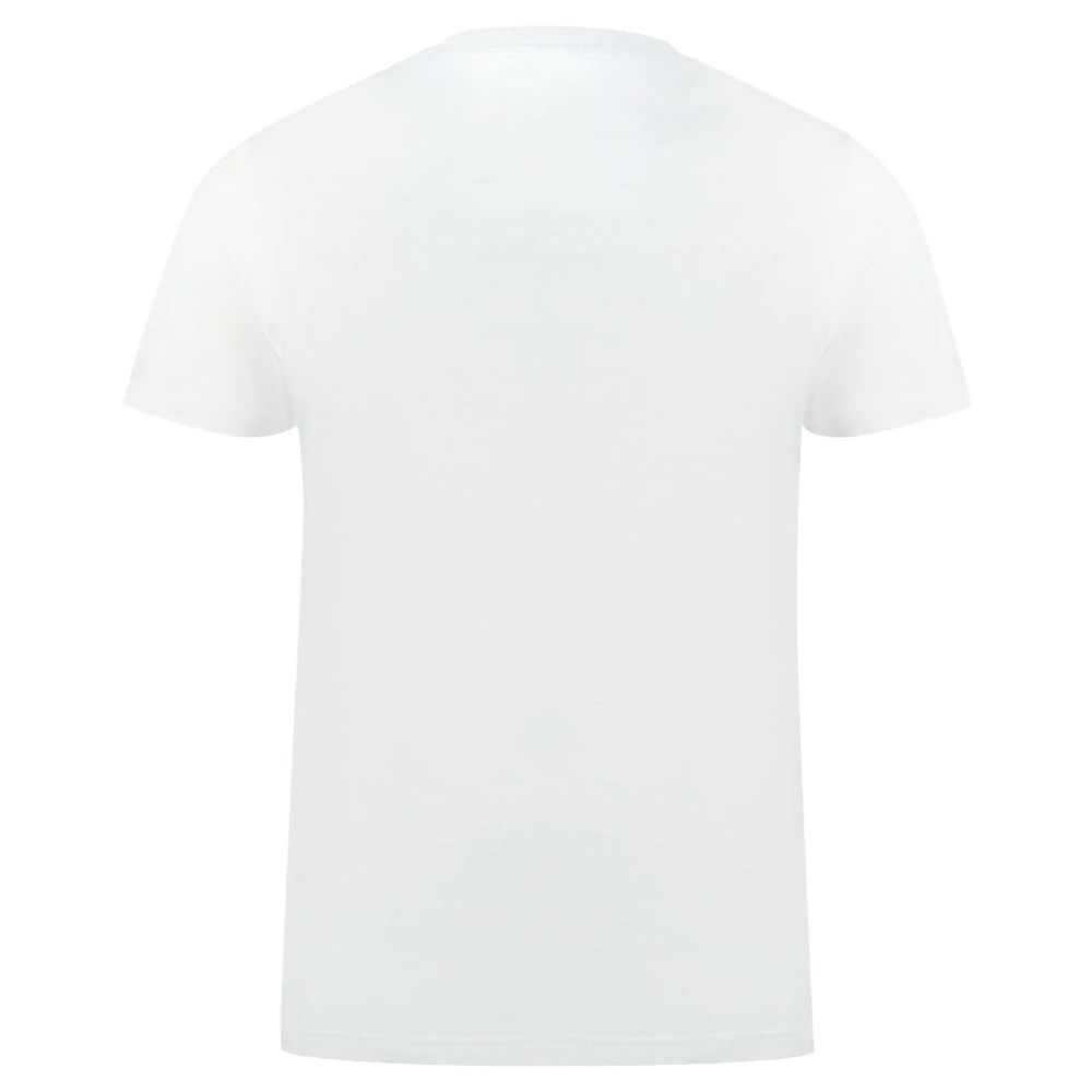 Aquascutum White Cotton T-Shirt for Elevated Everyday Style