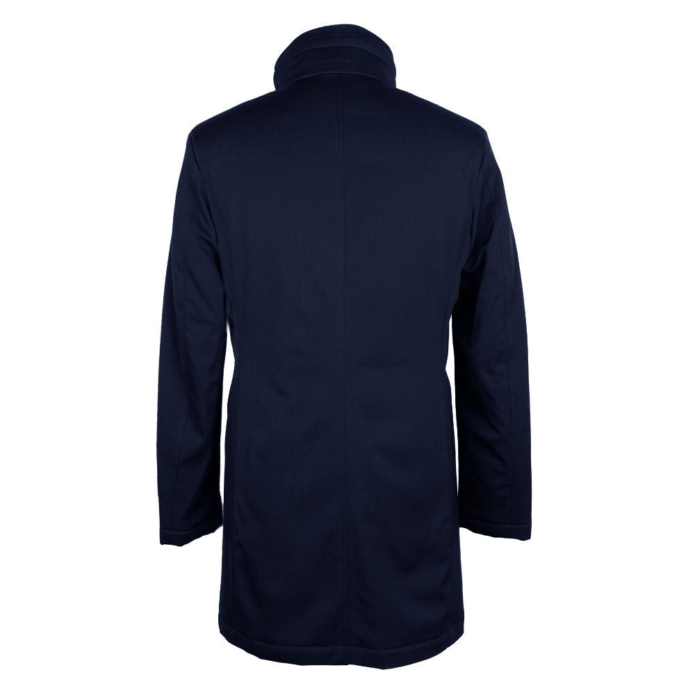 Loro Piana Blue Virgin Wool Jacket for Elevated Style