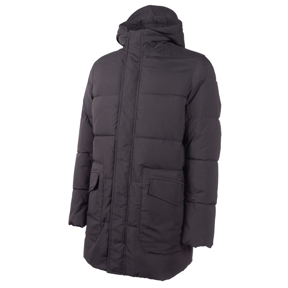 Emilio Romanelli Black Wool Jacket for Elevated Style