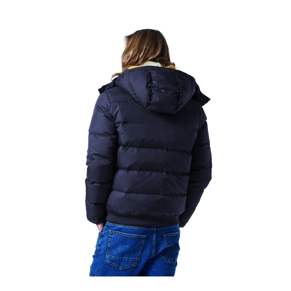 La Martina Blue Nylon Sports Jacket for Elevated Style
