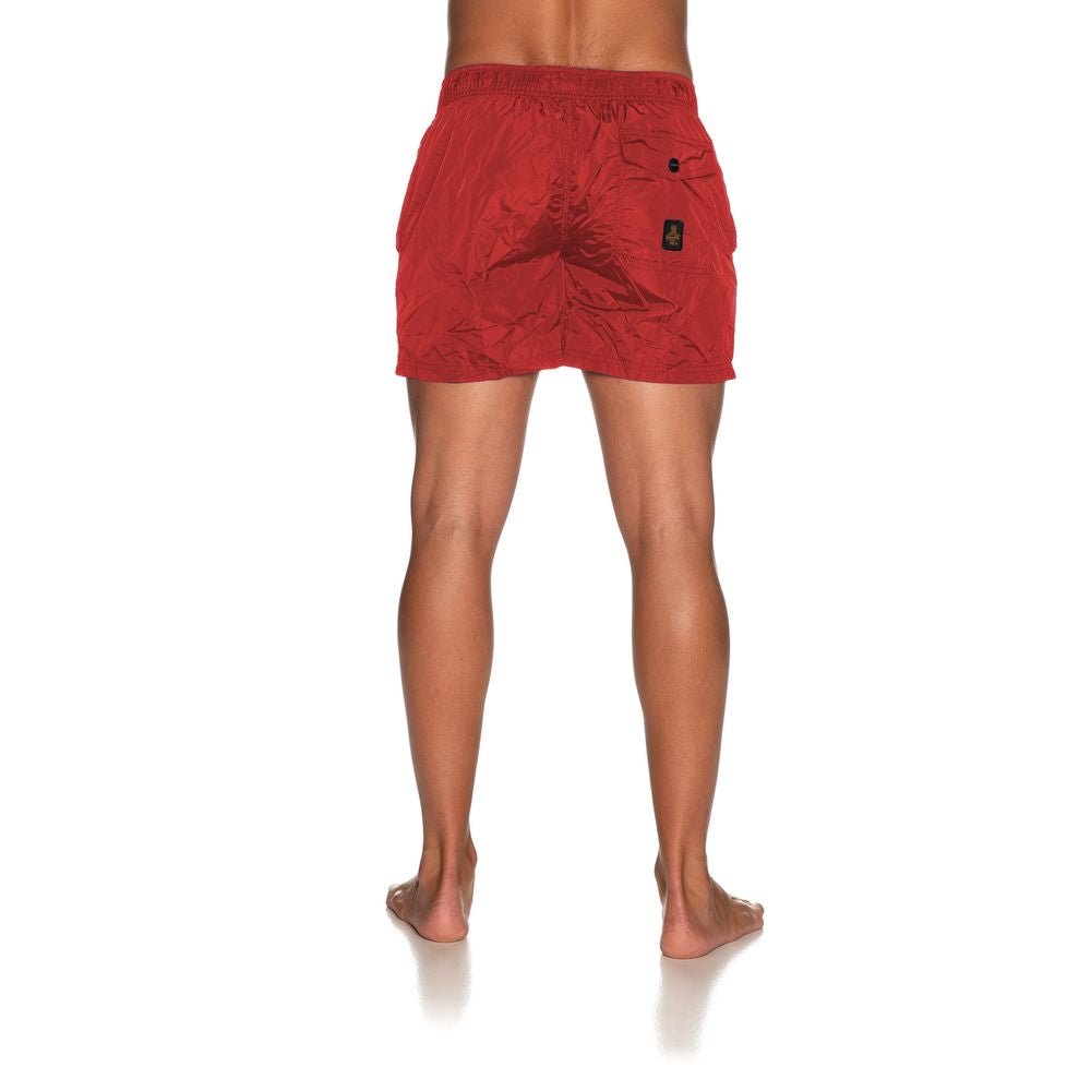 Refrigiwear Red Nylon Swim Short for Elevated Leisure