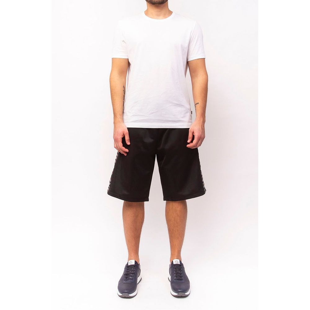 Bikkembergs Navy Technical Fabric Bermuda Shorts Luxe