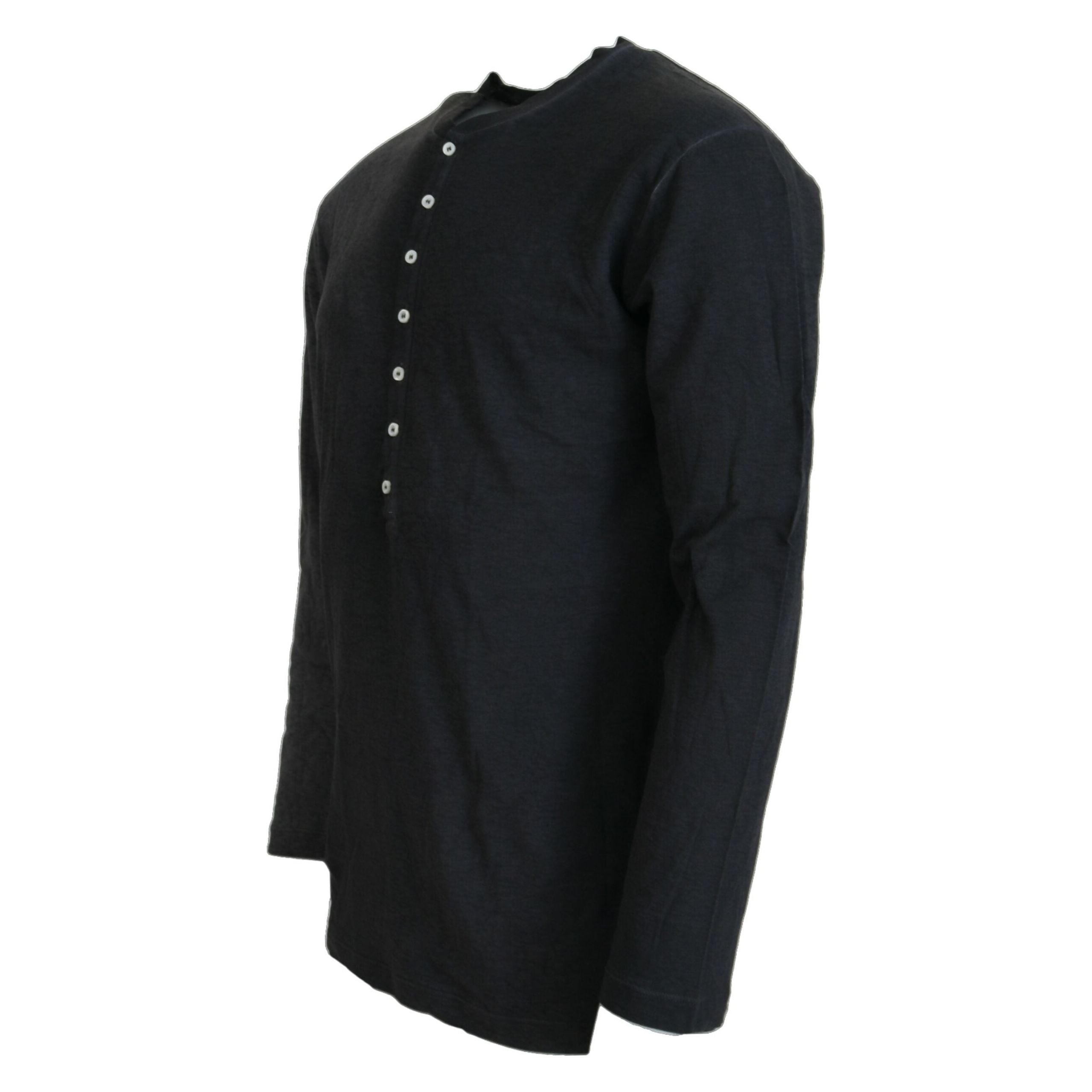 Dsquared² Black Cotton Linen Long Sleeves Pullover Sweater