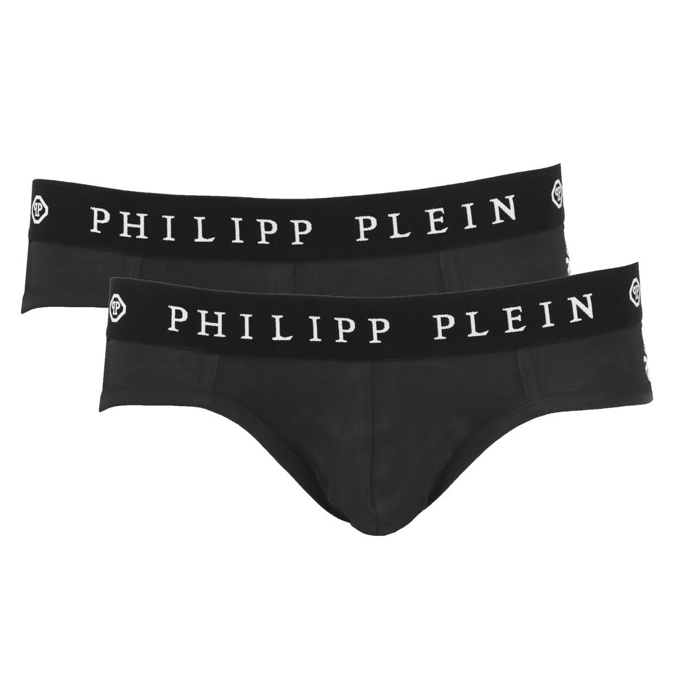 Philipp Plein Black Cotton Boxer Short Pack Essentials