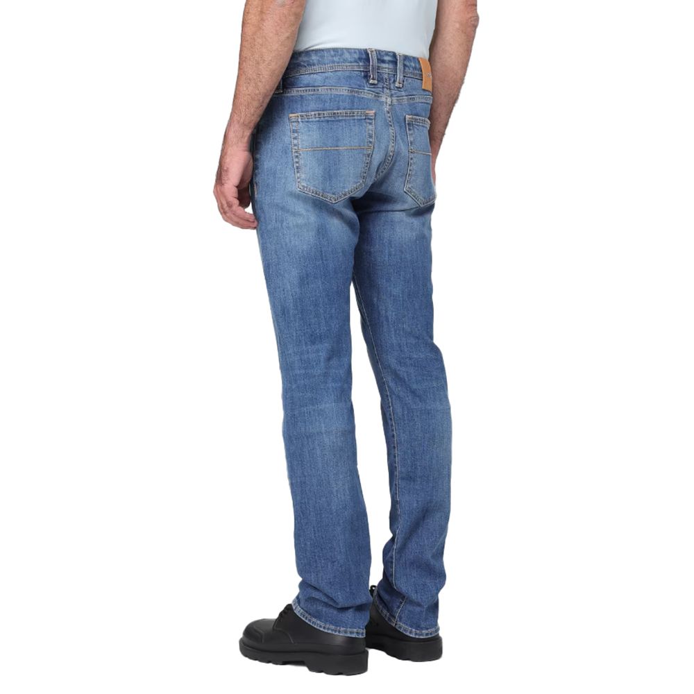 Tramarossa Blue Cotton Jeans with Refined Elegance