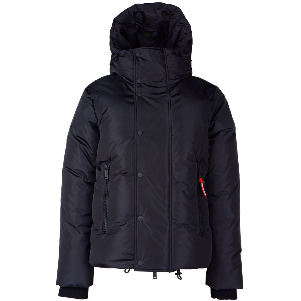 Dsquared² Black Nylon Jacket for Elevated Style
