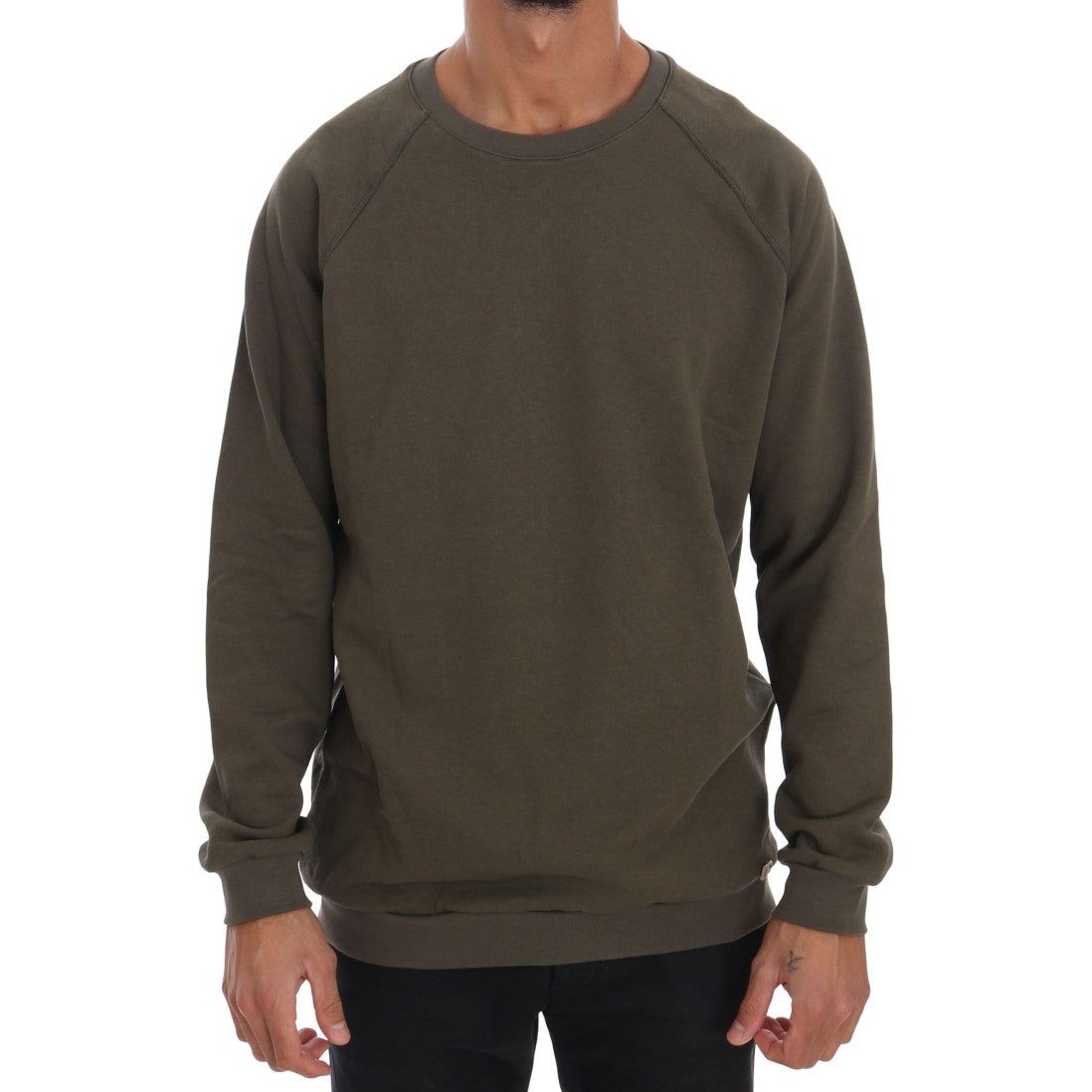 Daniele Alessandrini Stunning Green Cotton Sweater