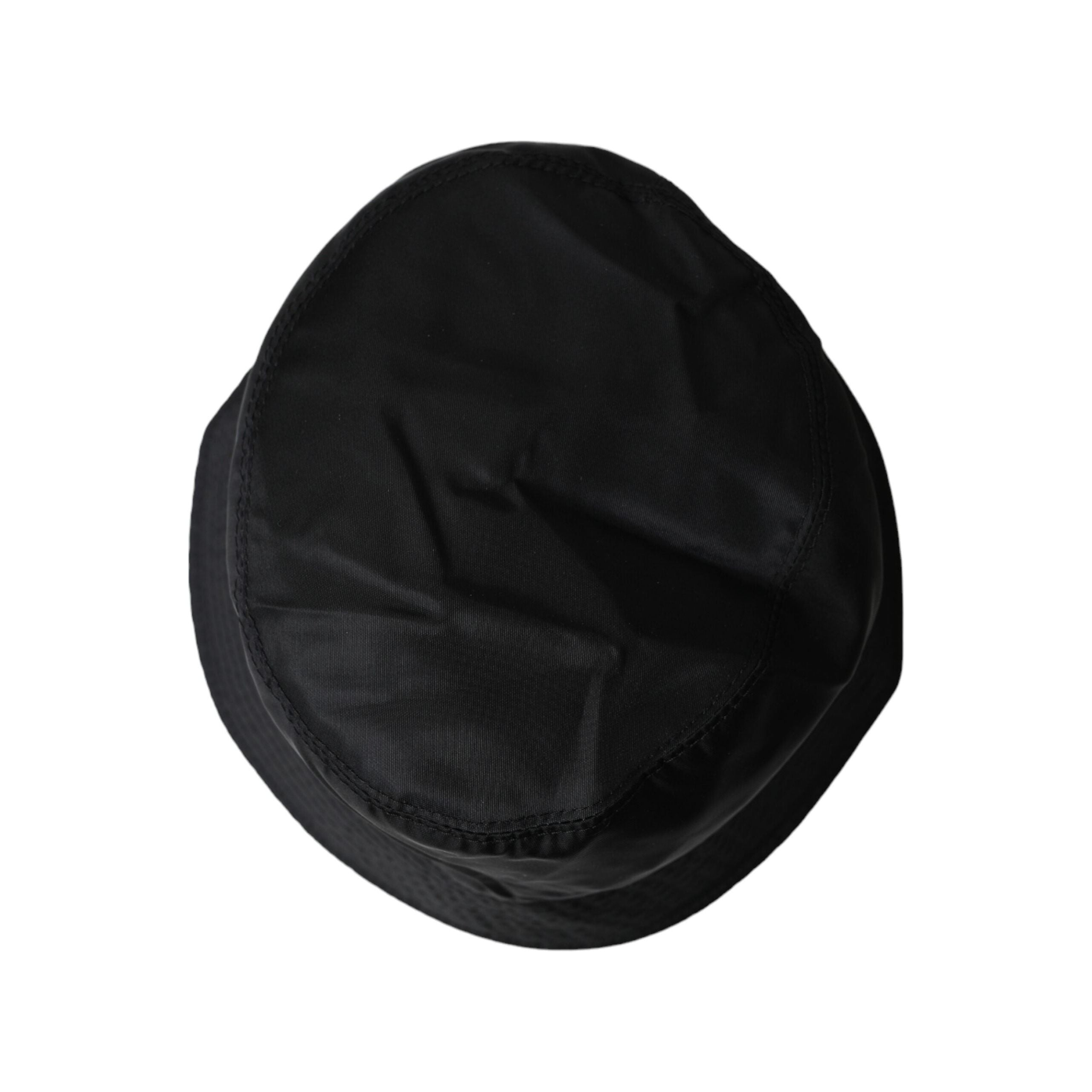 Dolce & Gabbana Black Cotton Wide Brim Bucket Hat