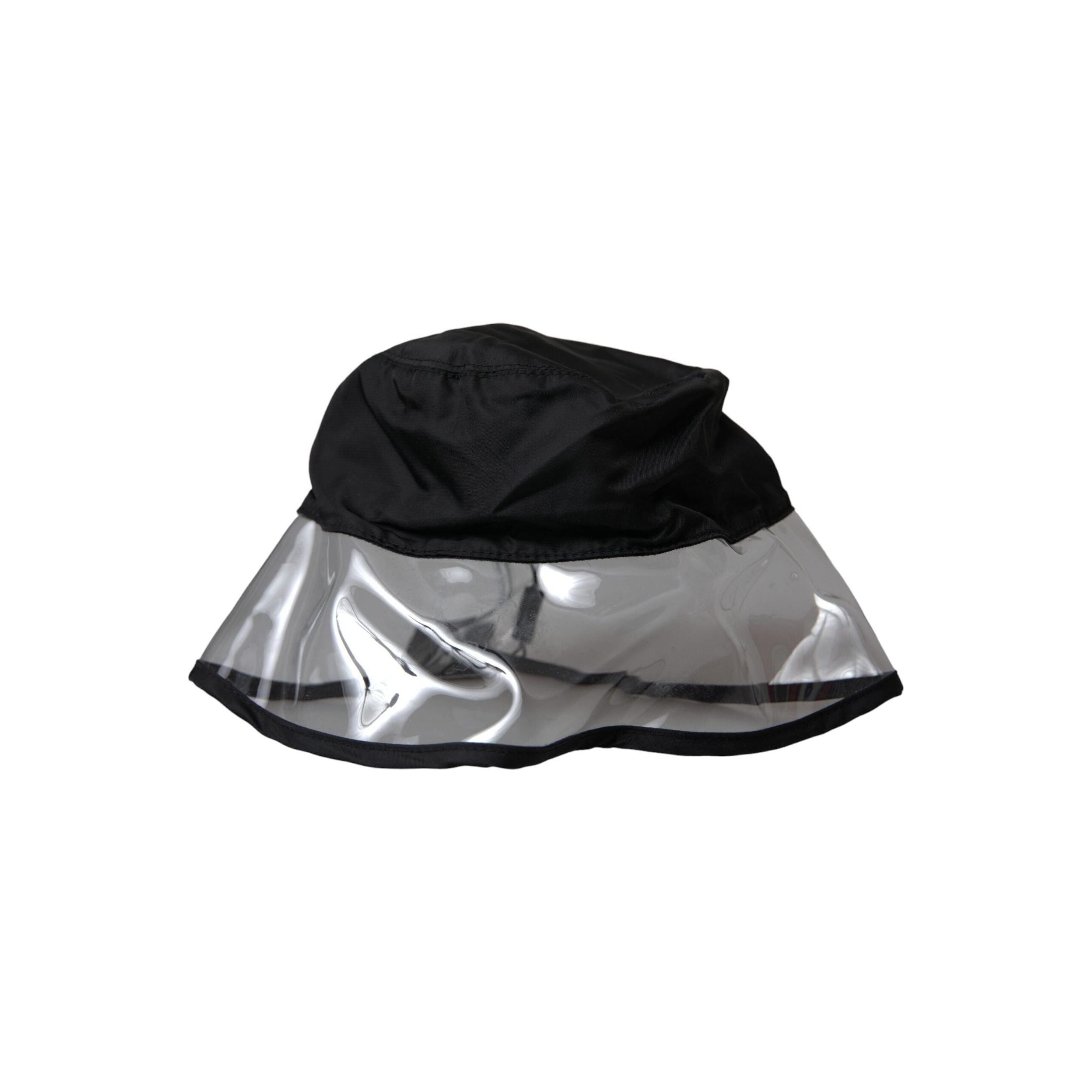 Dolce & Gabbana Black Cotton Bucket Hat for Elevated Style