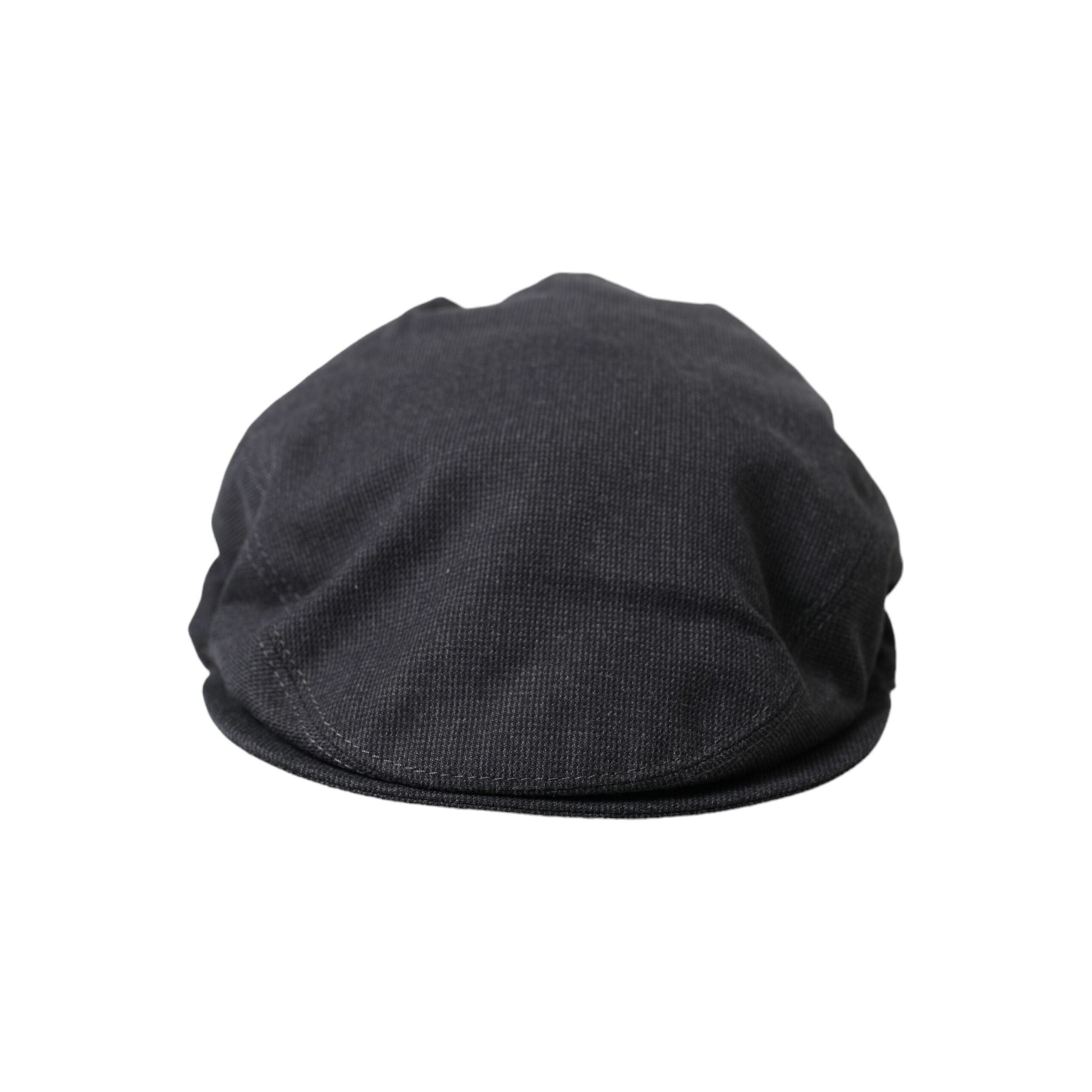 Dolce & Gabbana Gray Cotton Cloth Newsboy Hat