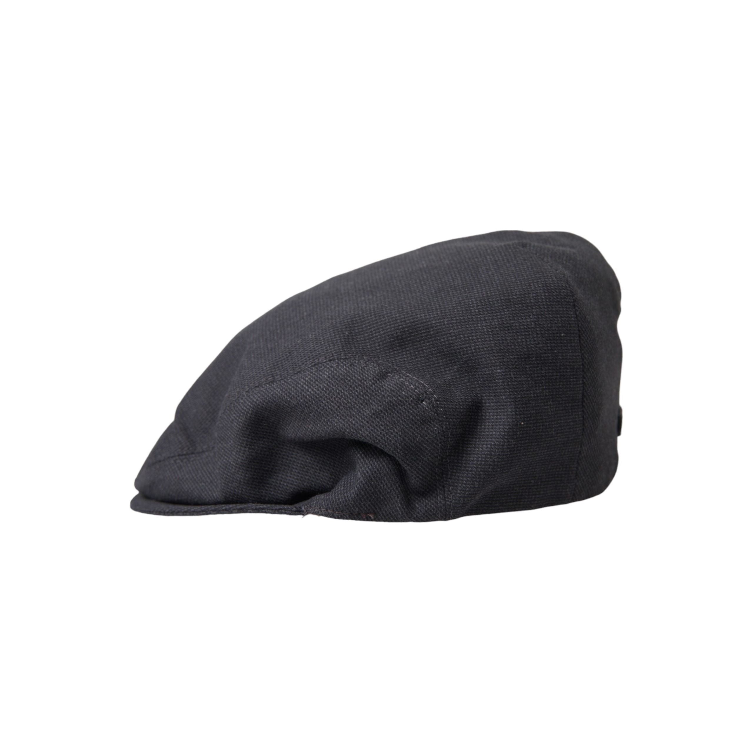 Dolce & Gabbana Gray Cotton Cloth Newsboy Hat