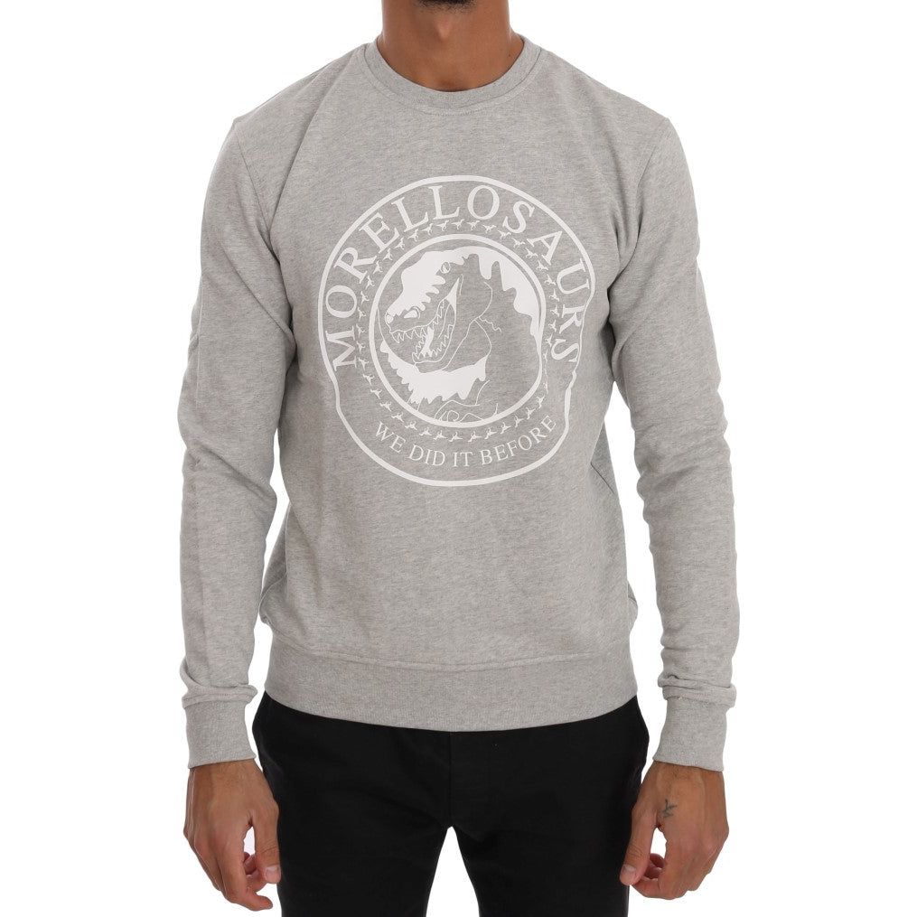 Frankie Morello Multicolor Cotton Crewneck Sweater