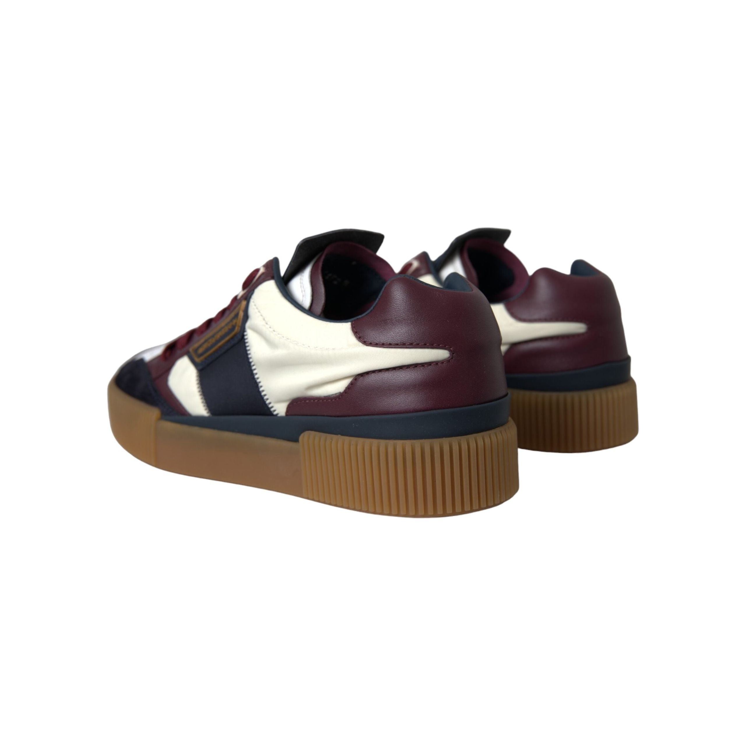 Dolce & Gabbana Multicolor Leather Low Top Sneakers Shoes