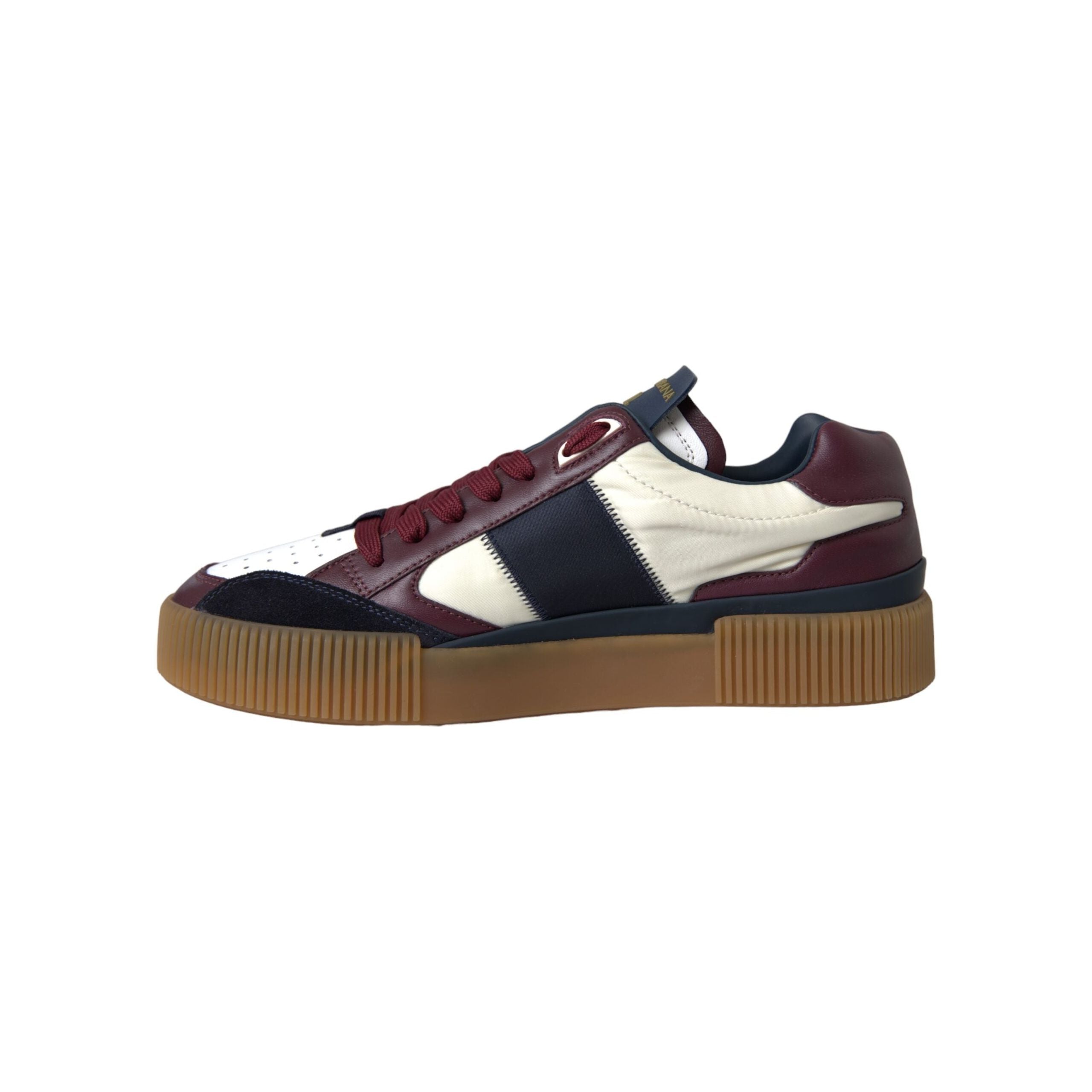 Dolce & Gabbana Multicolor Leather Low Top Sneakers Shoes