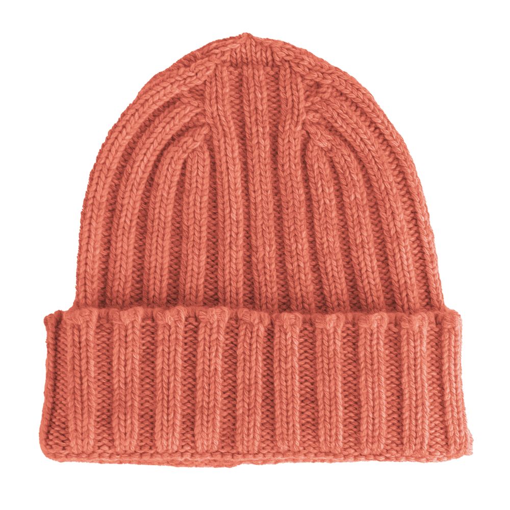 Made in Italy Pink Cashmere Hat for Elegant Styling
