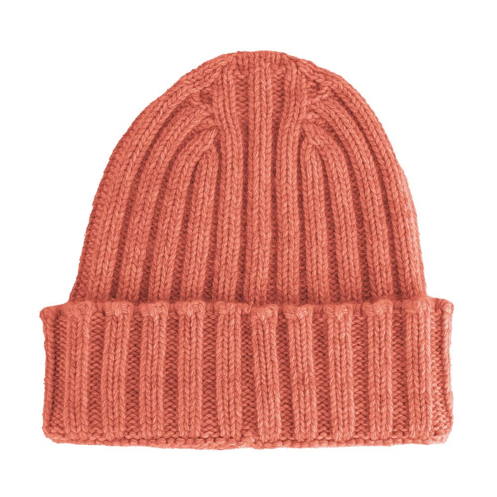 Made in Italy Pink Cashmere Hat for Elegant Styling