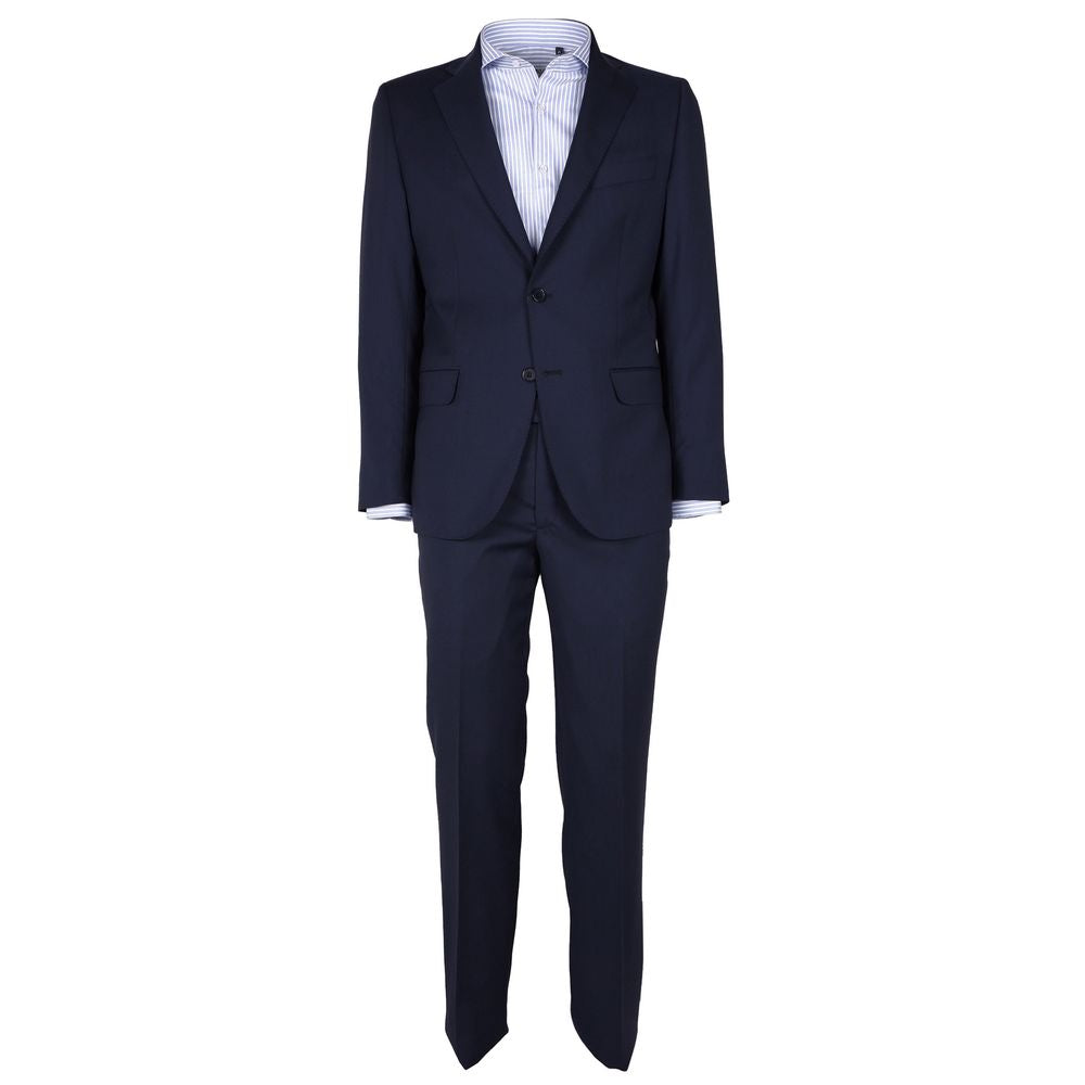 Ermenegildo Zegna Blue Virgin Wool Suit - Timeless Elegance