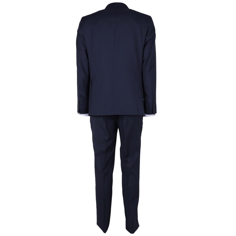 Ermenegildo Zegna Blue Virgin Wool Suit - Timeless Elegance