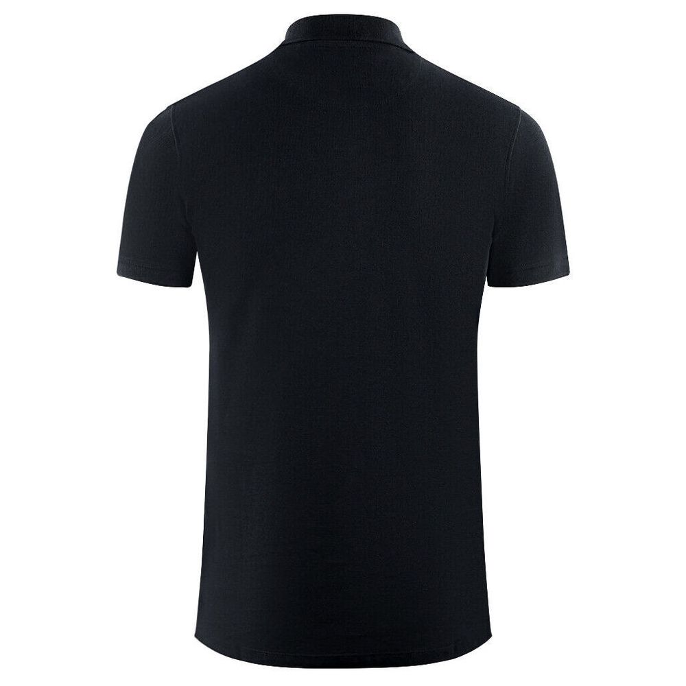 Aquascutum Navy Cotton Polo Shirt