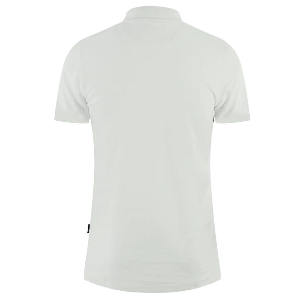 Aquascutum White Cotton Polo Shirt for Luxe Style