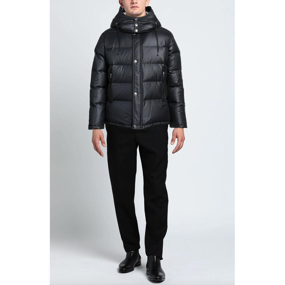 Aquascutum Black Cashmere Luxury Outerwear Jacket