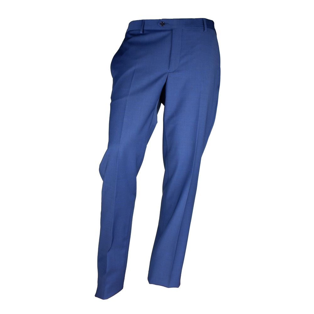 Emilio Romanelli Navy Wool Two-Button Suit
