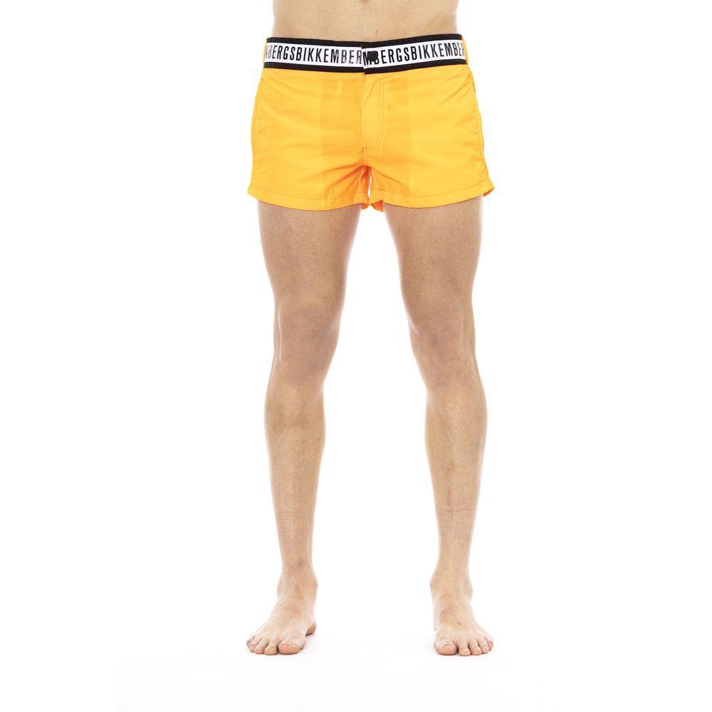 Bikkembergs Orange Swimwear for Effortless Summer Elegance
